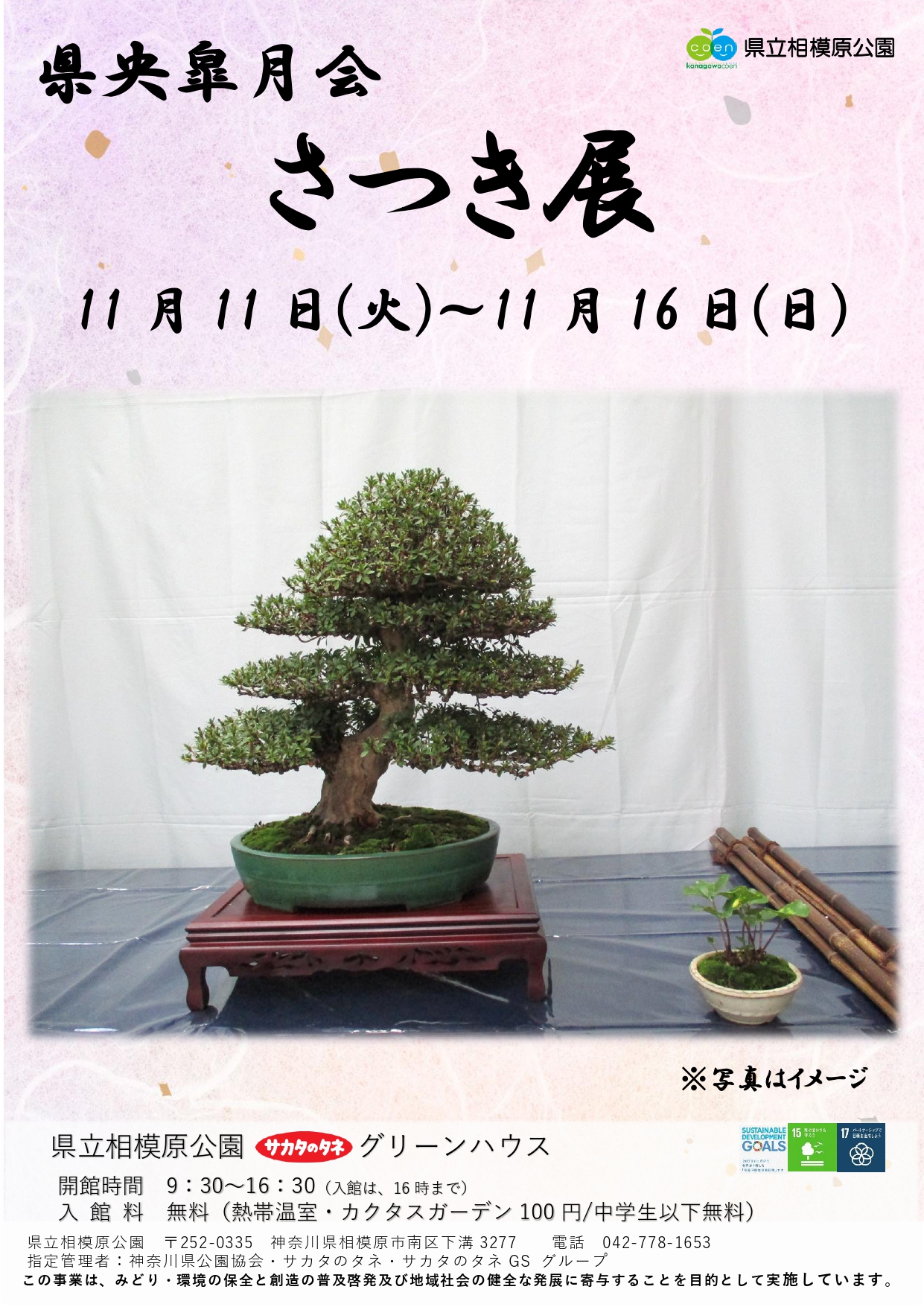 開催終了】神奈川県立相模原公園「さつき展」｜イベント ｜【公式